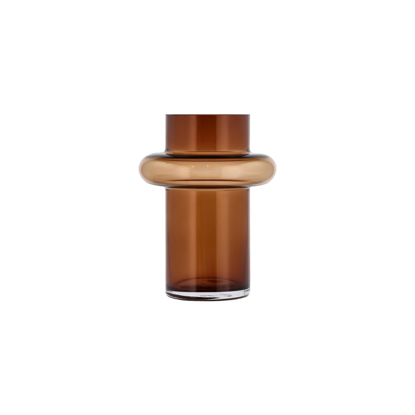 Vase i munnblåst glass - Lyngby amber