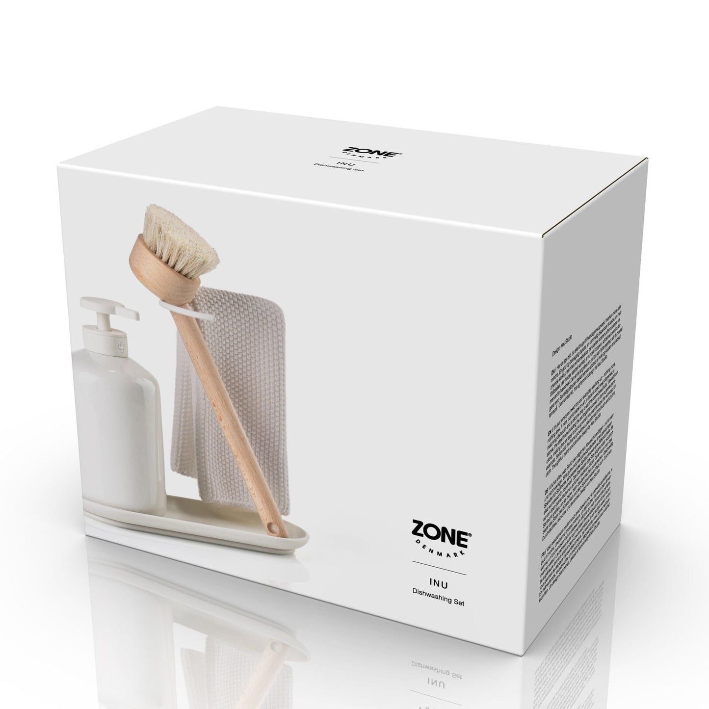 Oppvasksett - 4 deler - Hvit