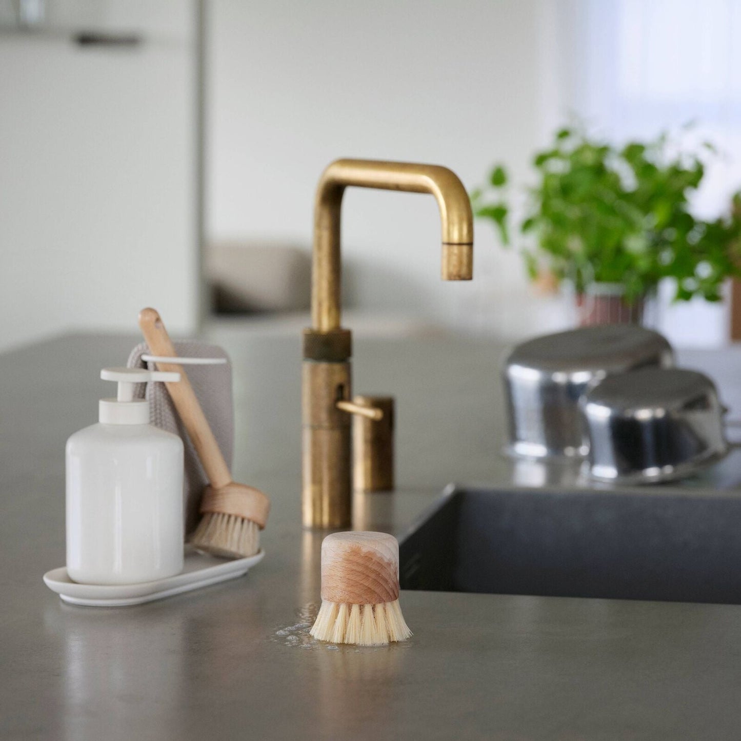 Oppvasksett - 4 deler - Hvit