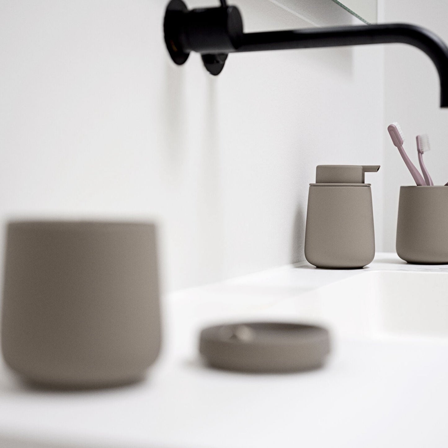 Såpedispenser - Taupe