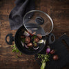 Gryte - Med glasslokk - Aluminium/keramisk belegg