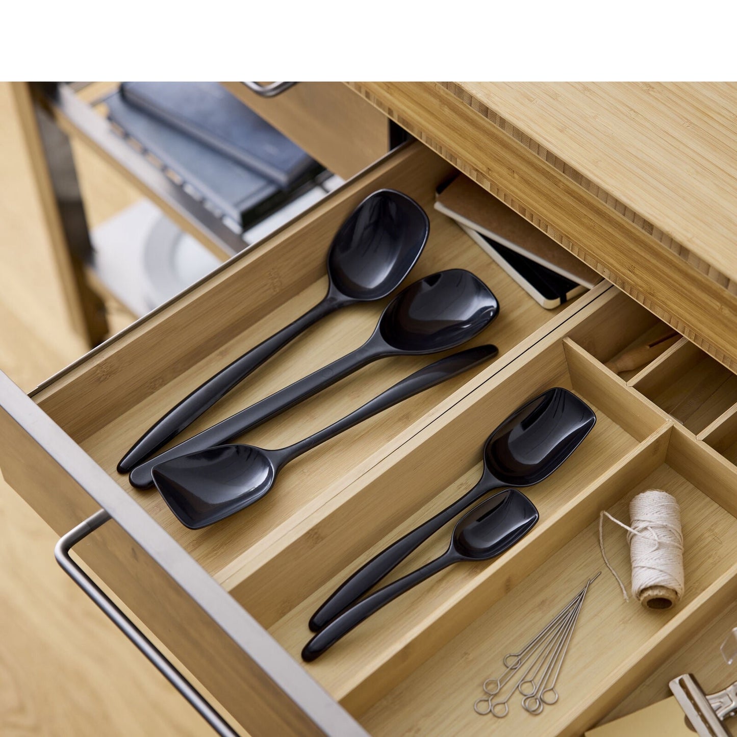 Serveringsskje - Dansk designklassiker - Svart