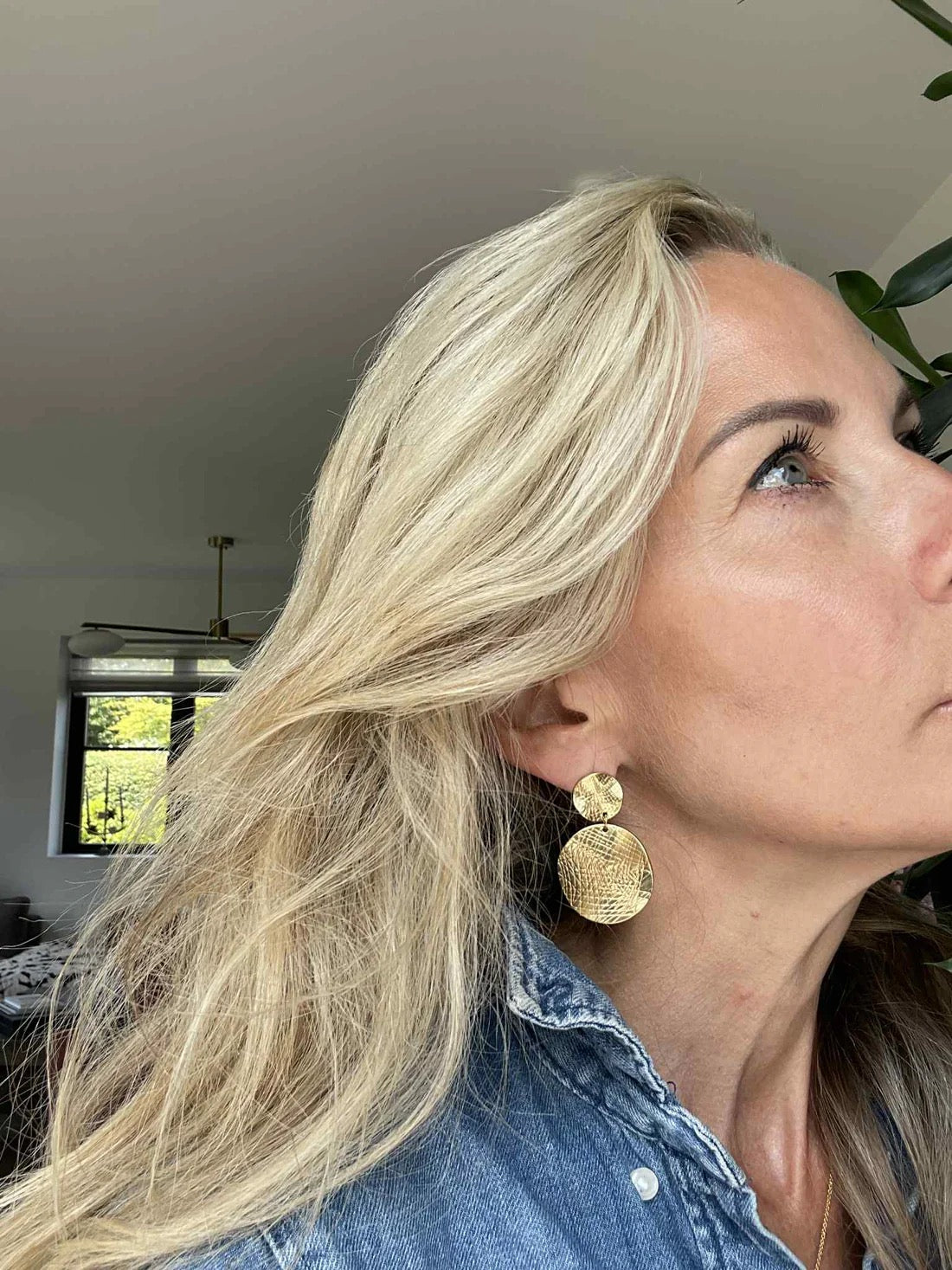 ALBERTE øredobber - 18k gullbelagt