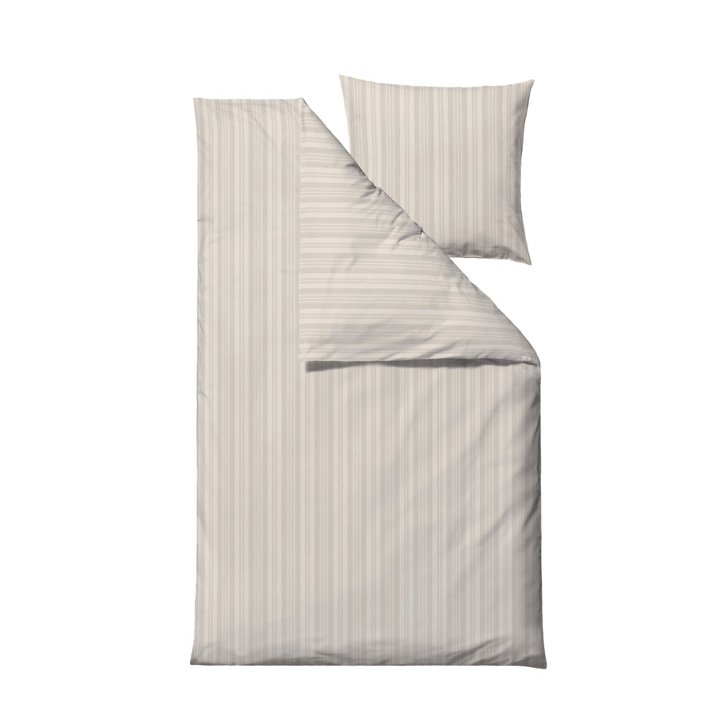 Sengetøysett, beige, 140x200 - 63x60