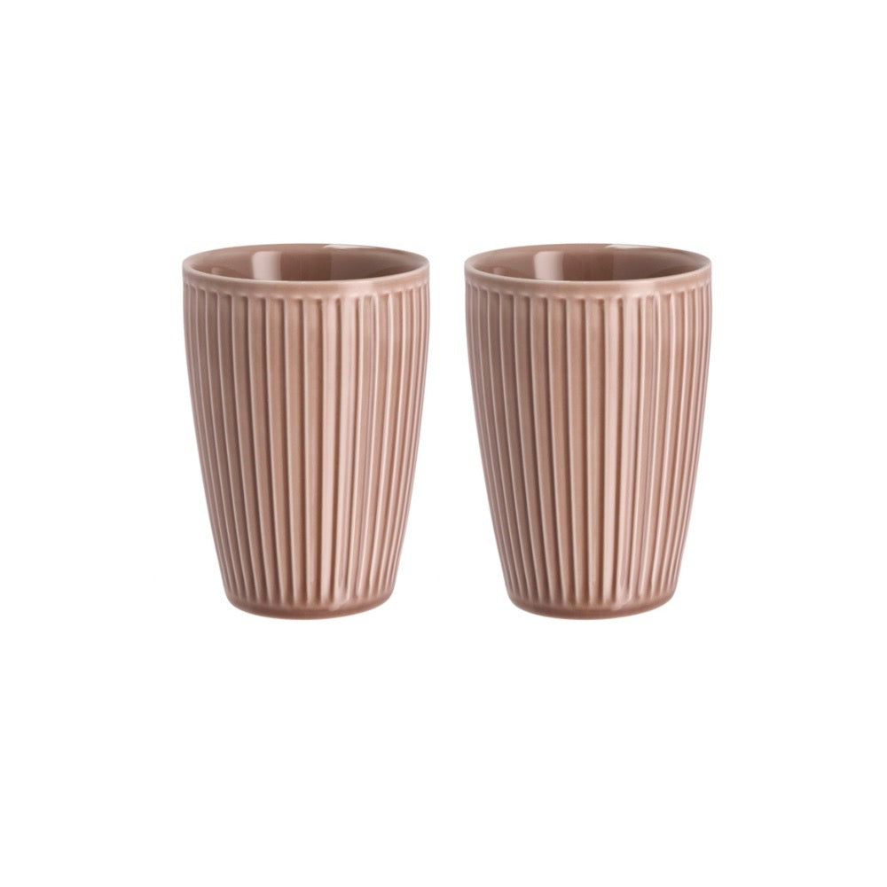 Termokopp Plissé- Sett med 2 stk - Woodrose