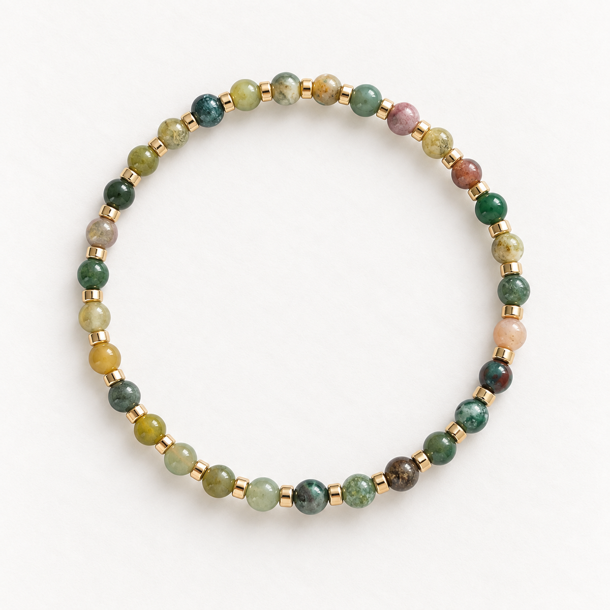Armbånd Marie - Emerald/Lavendel