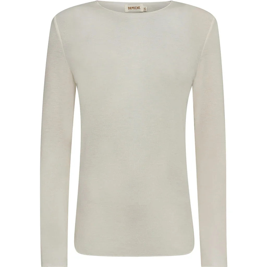 Bluse Drew Cashmere mix - Off white