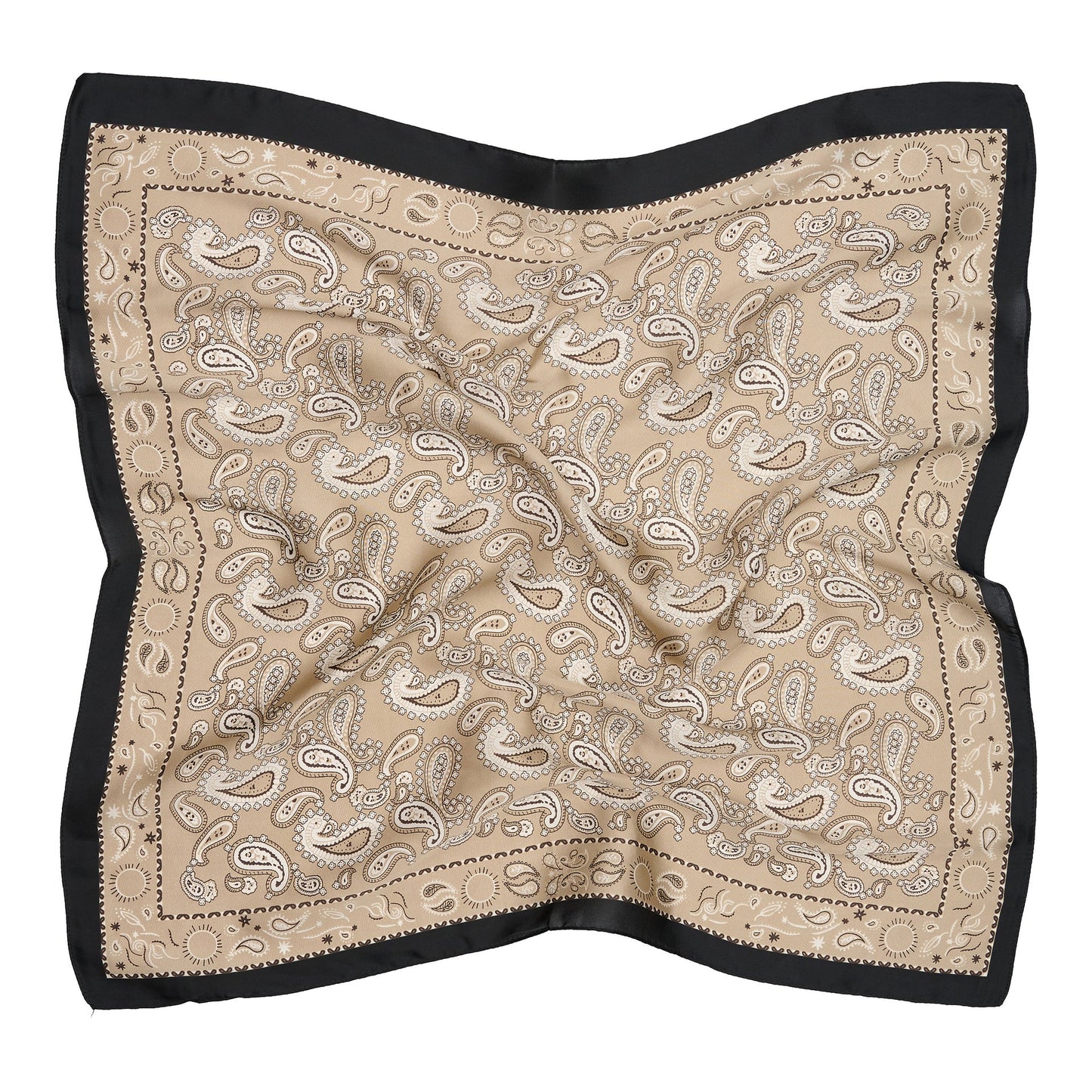 Skjerf - Beige / Svart