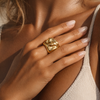 Ring Kona Vanntett - gullbelagt
