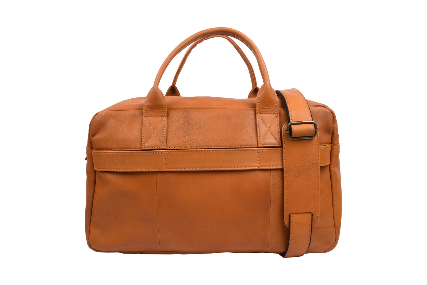 Weekendveske small Faust - Cognac