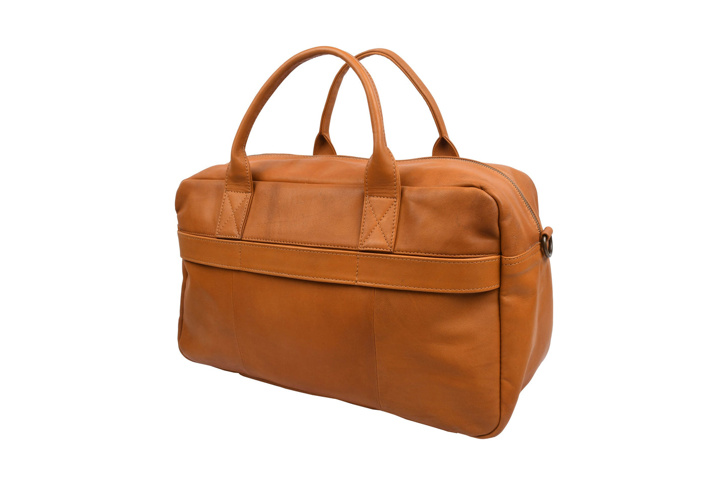 Weekendveske small Faust - Cognac
