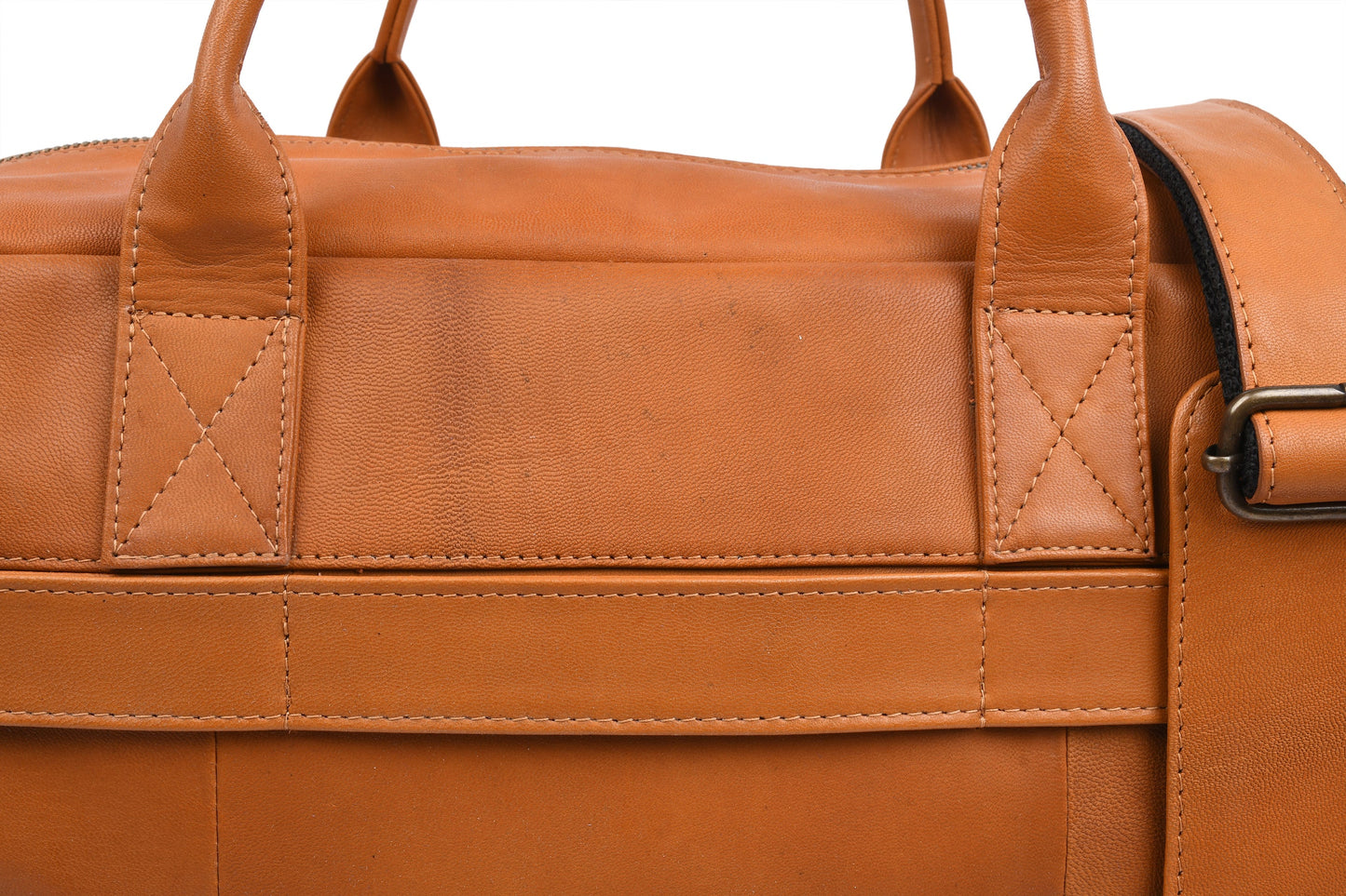 Weekendveske small Faust - Cognac