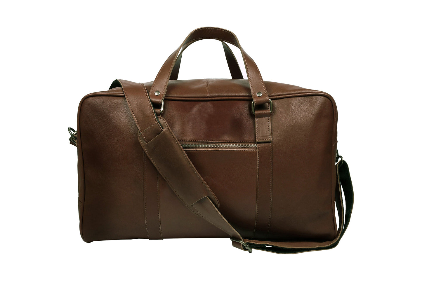 Weekendveske Faust - Dark cognac