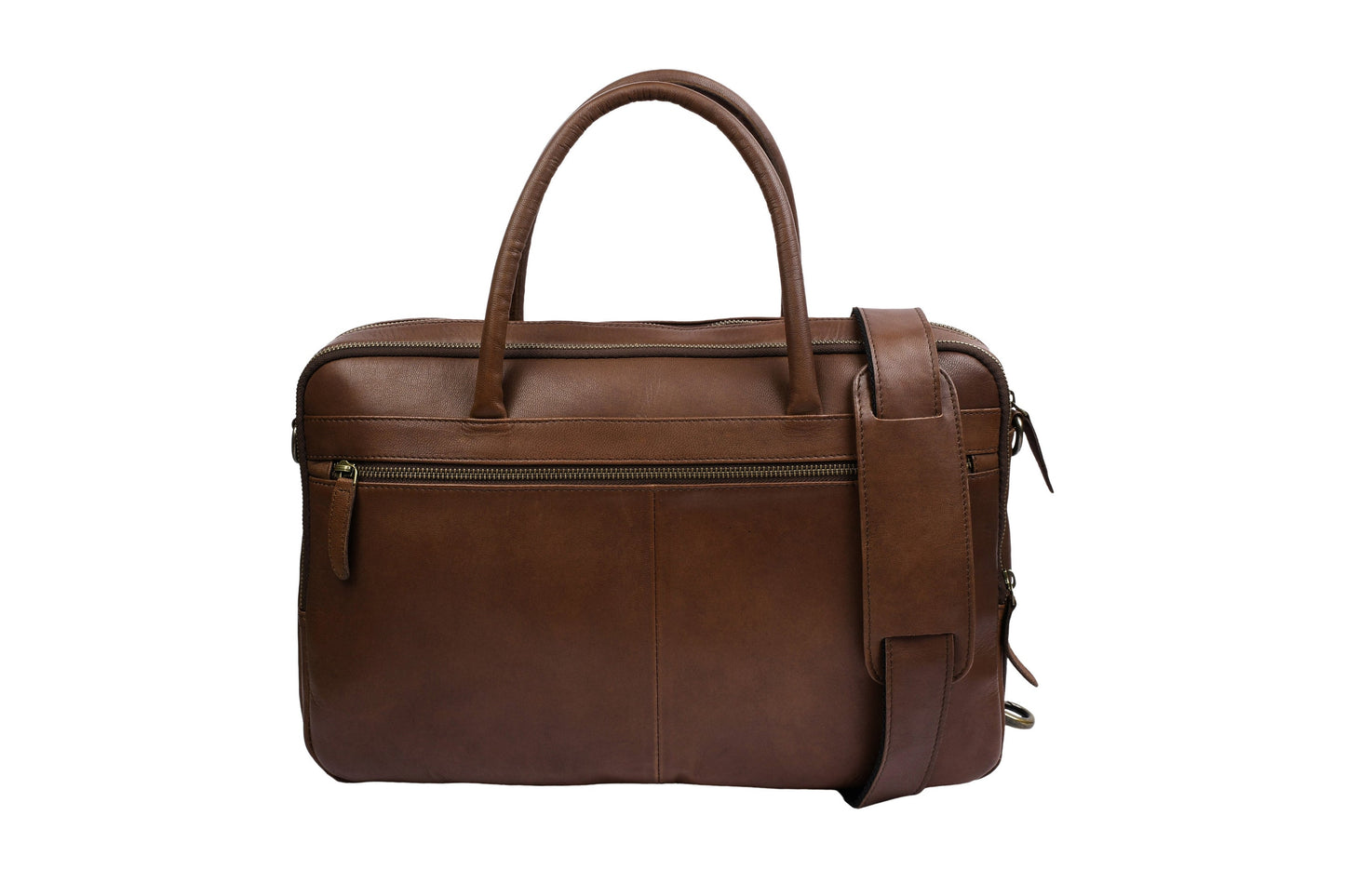 Laptopveske Faust dobbelt - Dark brown