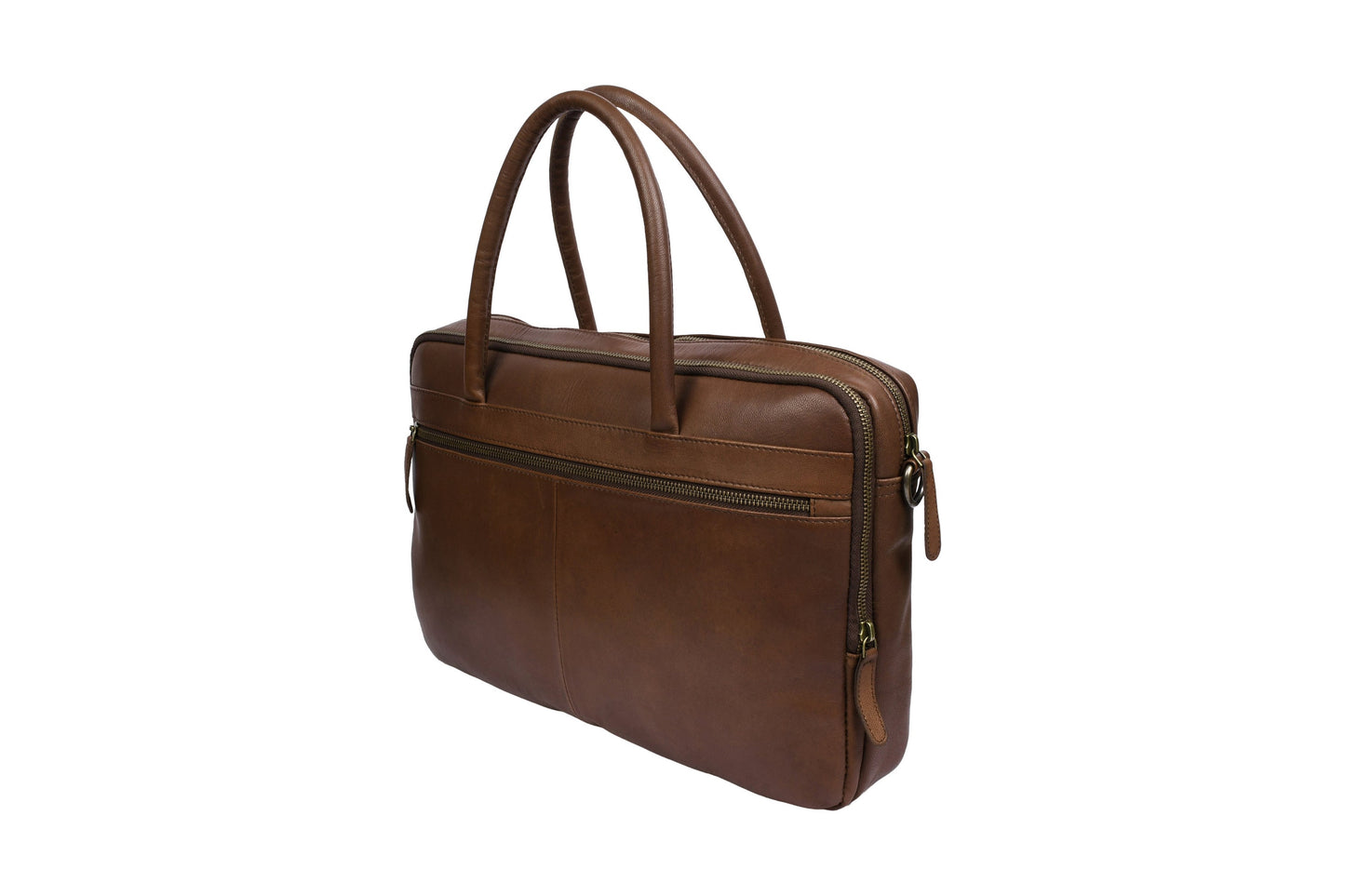 Laptopveske Faust dobbelt - Dark brown