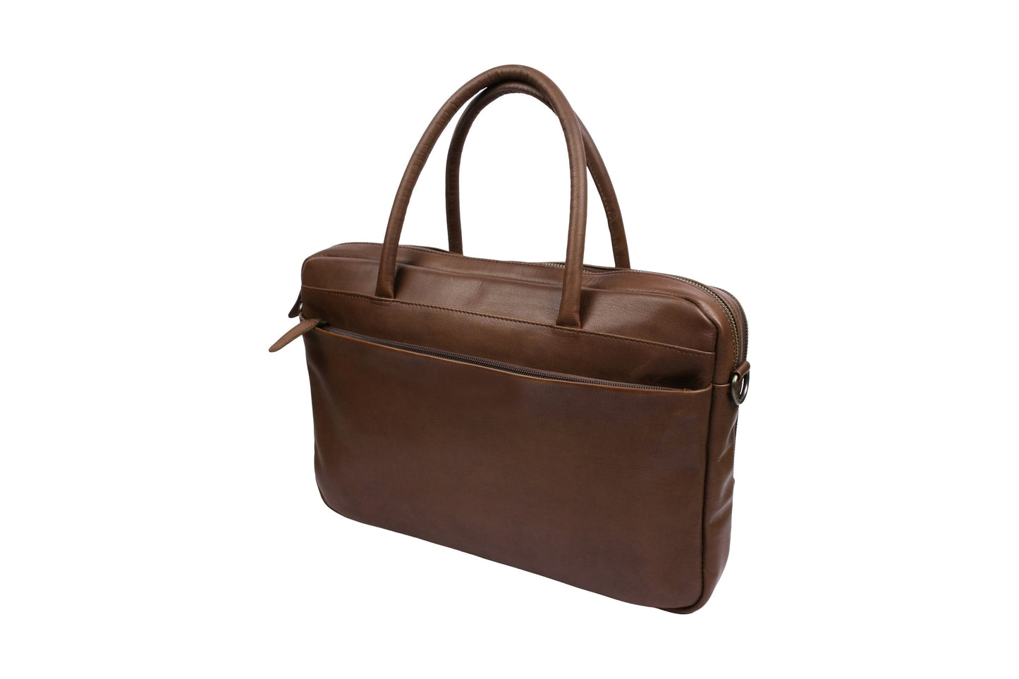Laptopveske Faust dobbelt - Dark brown