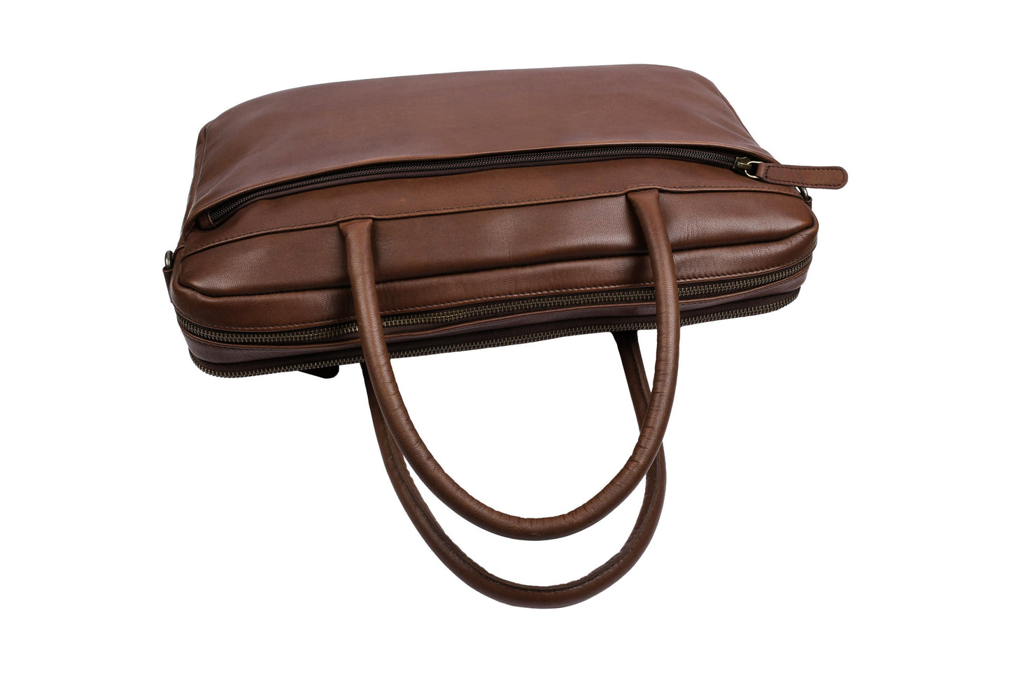 Laptopveske Faust dobbelt - Dark brown