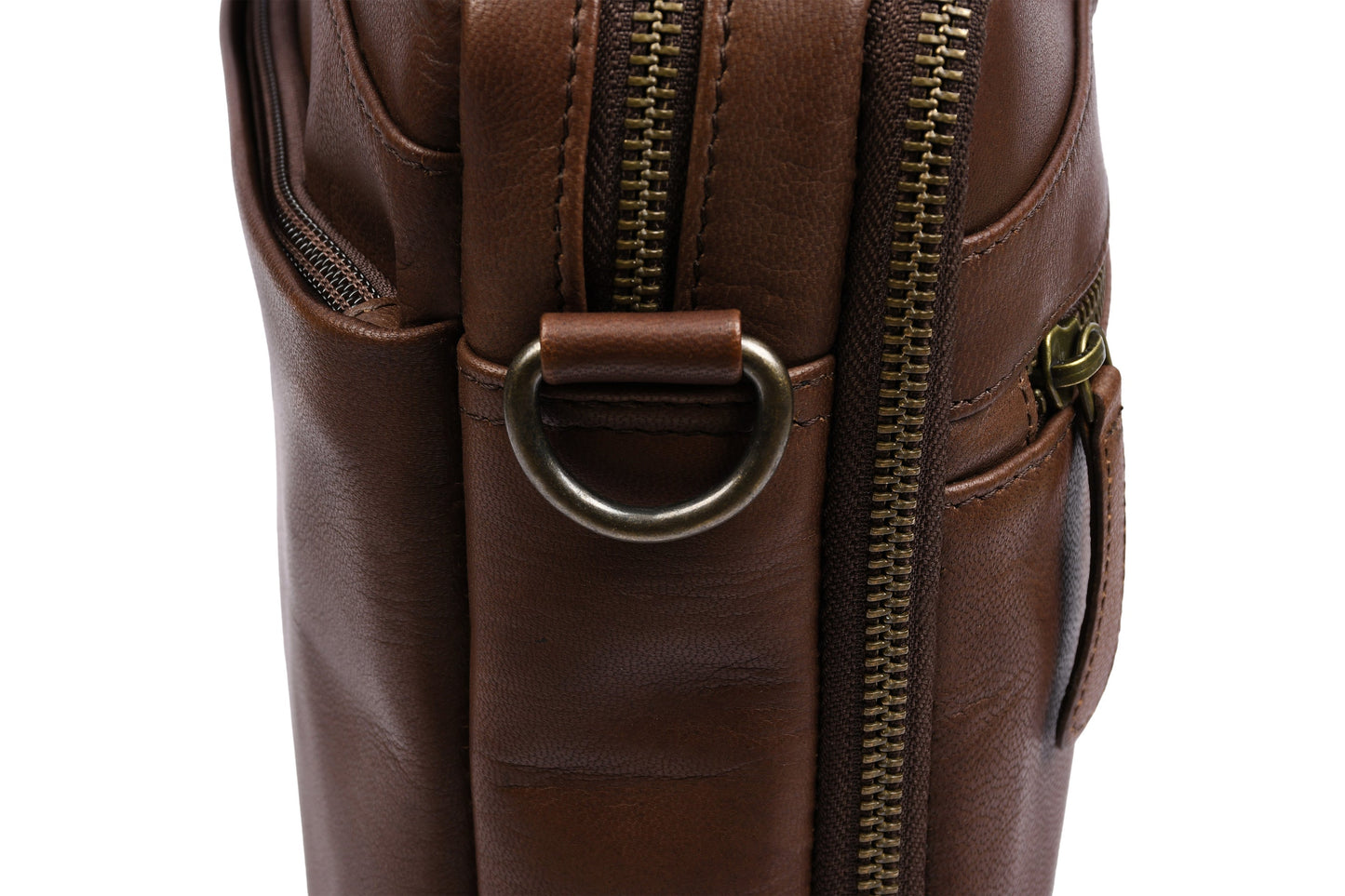 Laptopveske Faust dobbelt - Dark brown