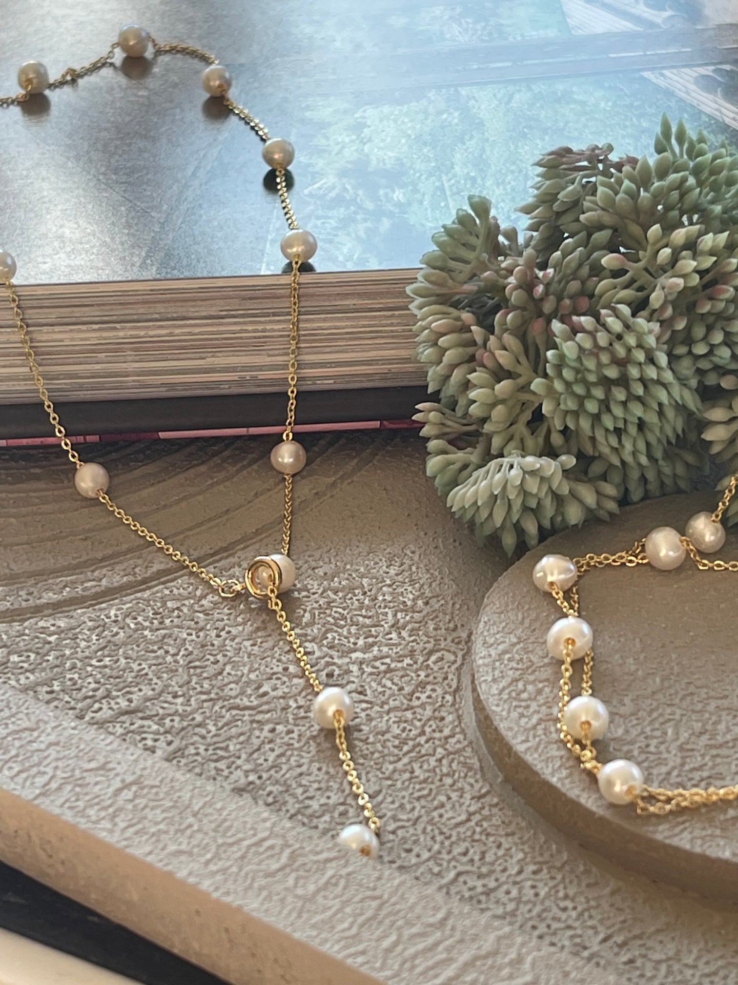 Gry-kjede - med ferskvannsperler