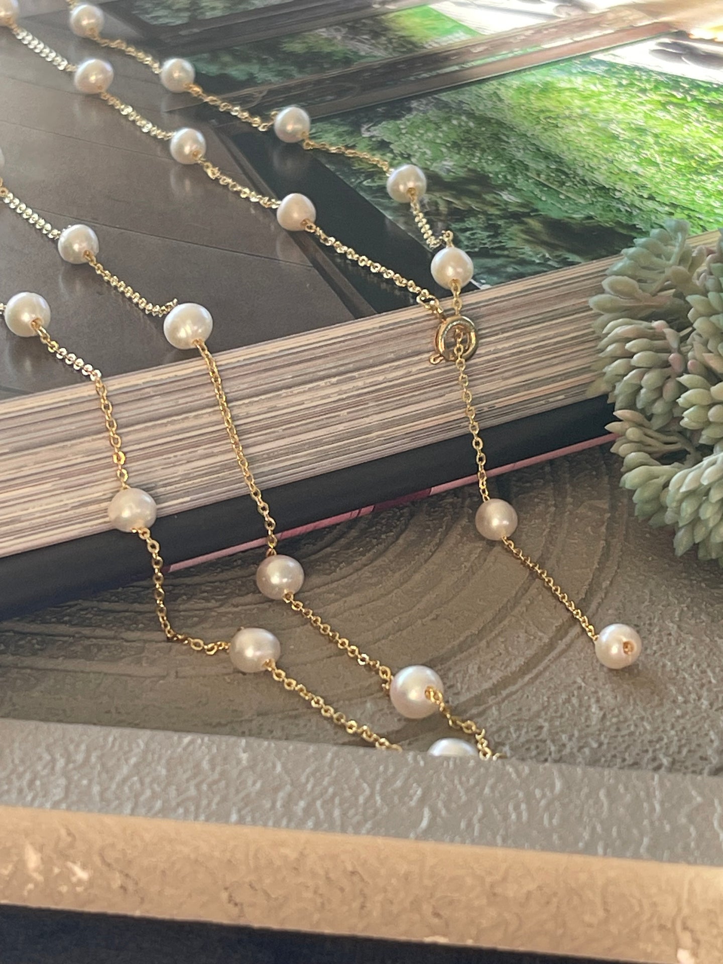 Gry-kjede - med ferskvannsperler