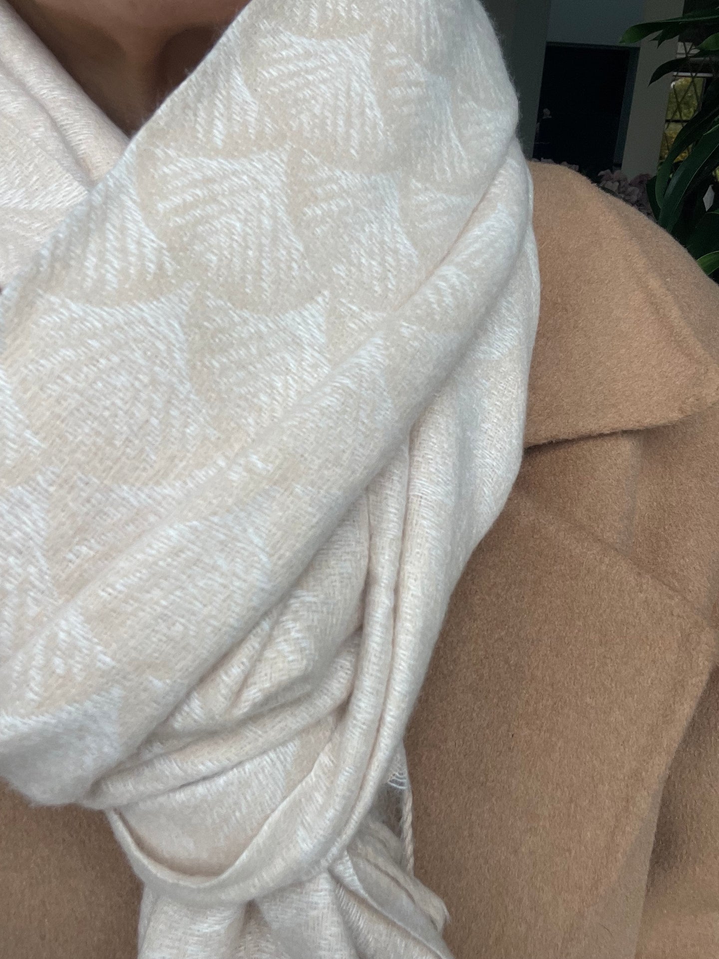 Skjerf Malene - Krem