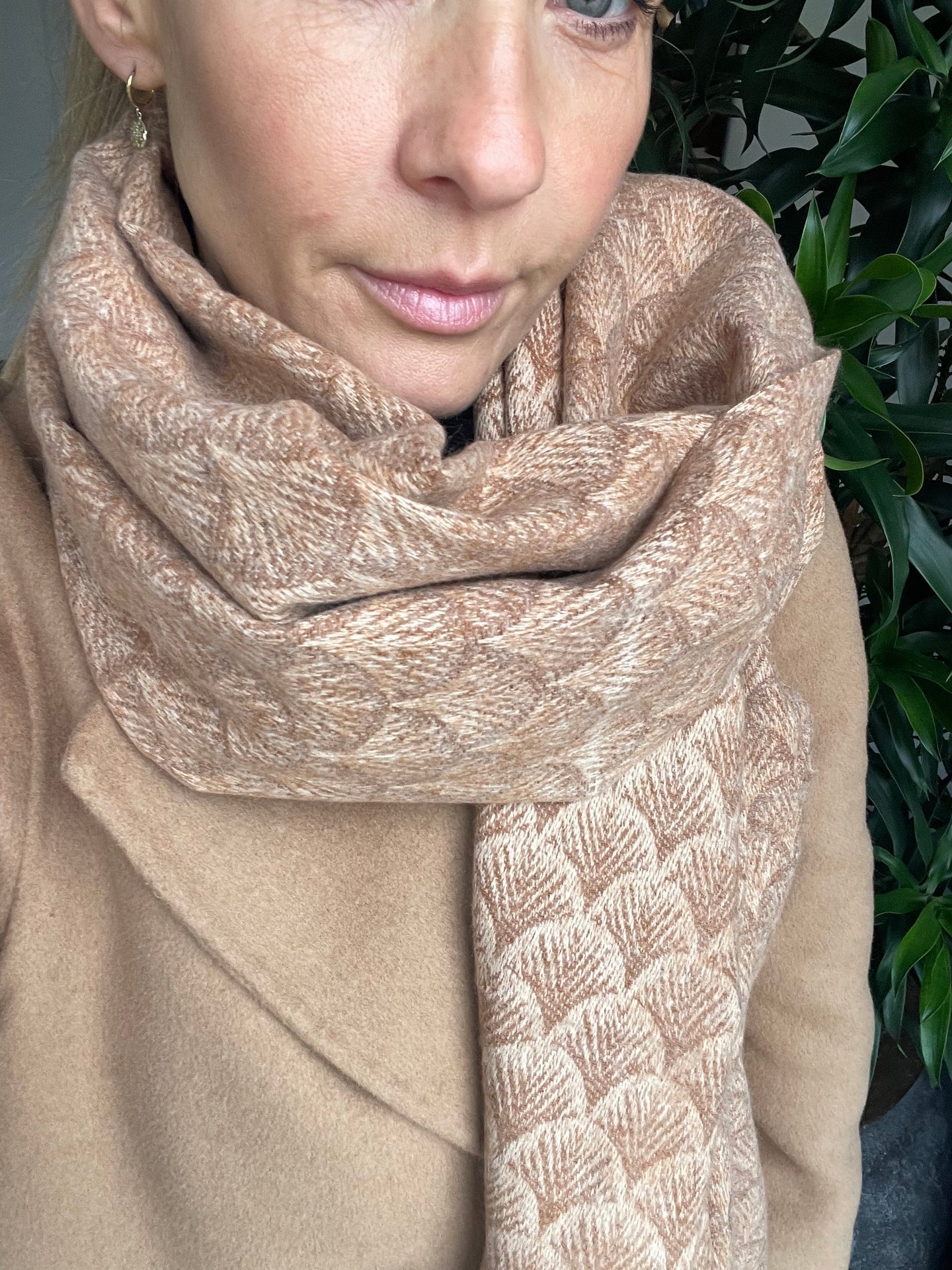 Skjerf Malene - Cognac
