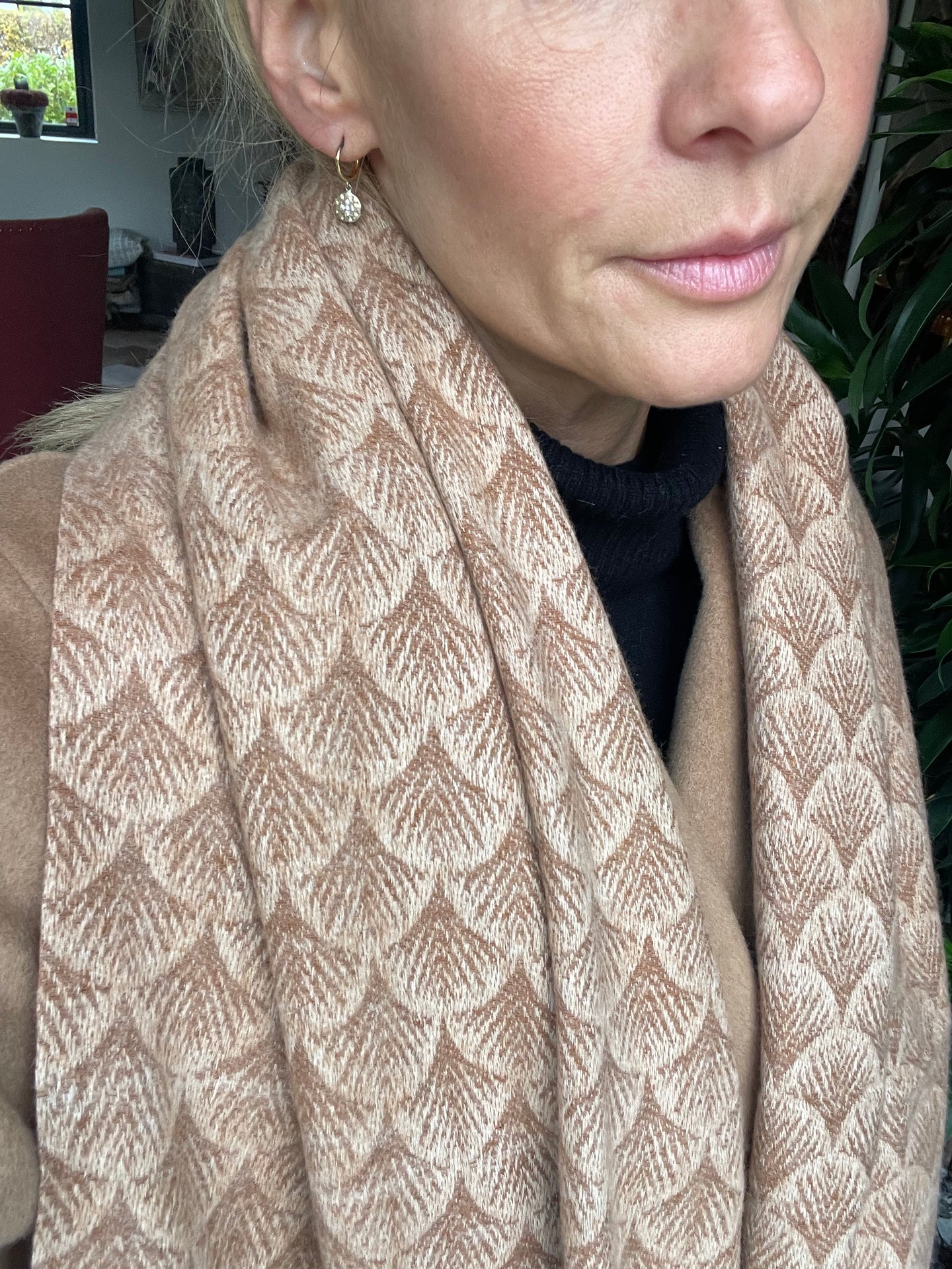 Skjerf Malene - Cognac