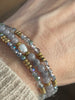 Armbånd Leah Lavendel/Stone – Sett med 3 stk