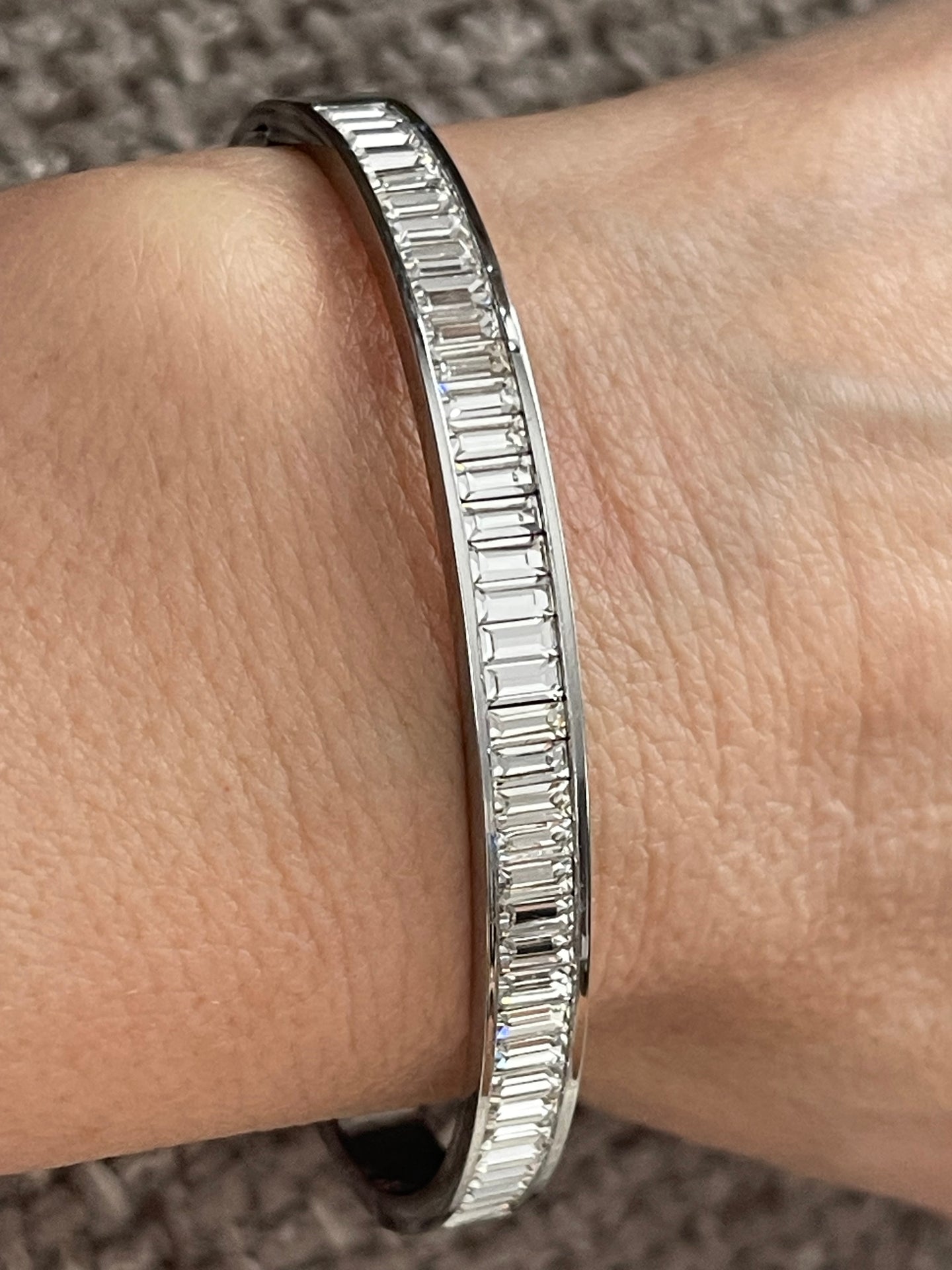 Armring FILUCA - rustfritt stål - CZ