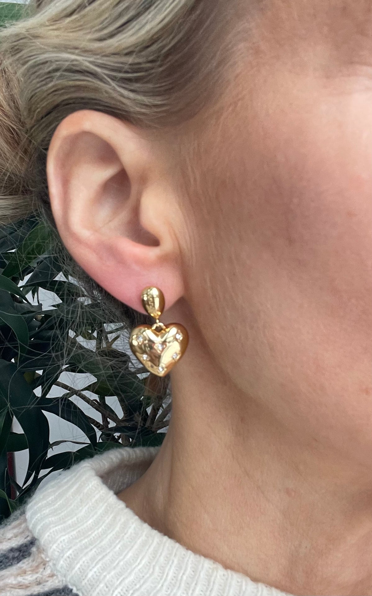 Øreringer Mimi – Forgylt