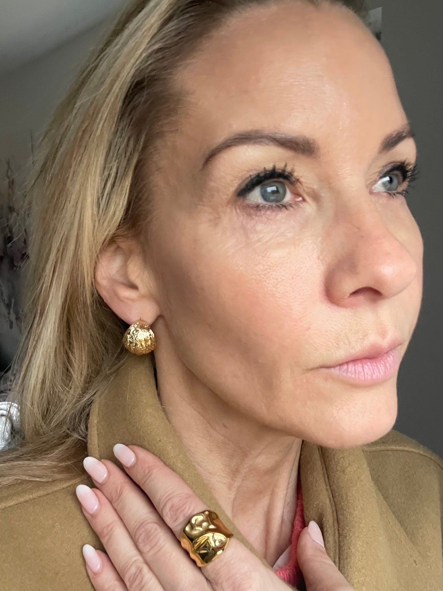 Øreringer MIRELLA - forgylt