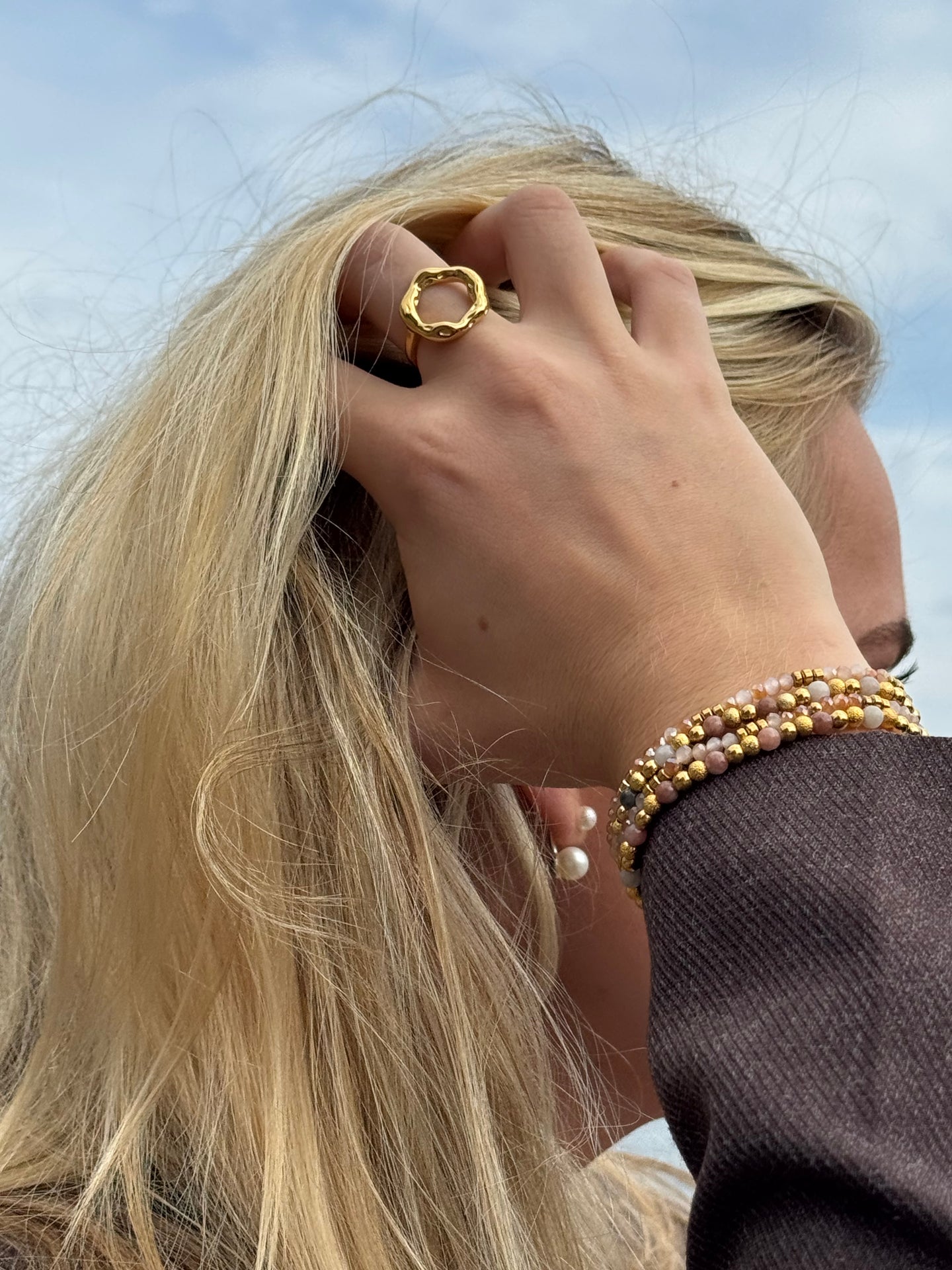 Armbånd Ofelia Natur - Sett med 5 armbånd