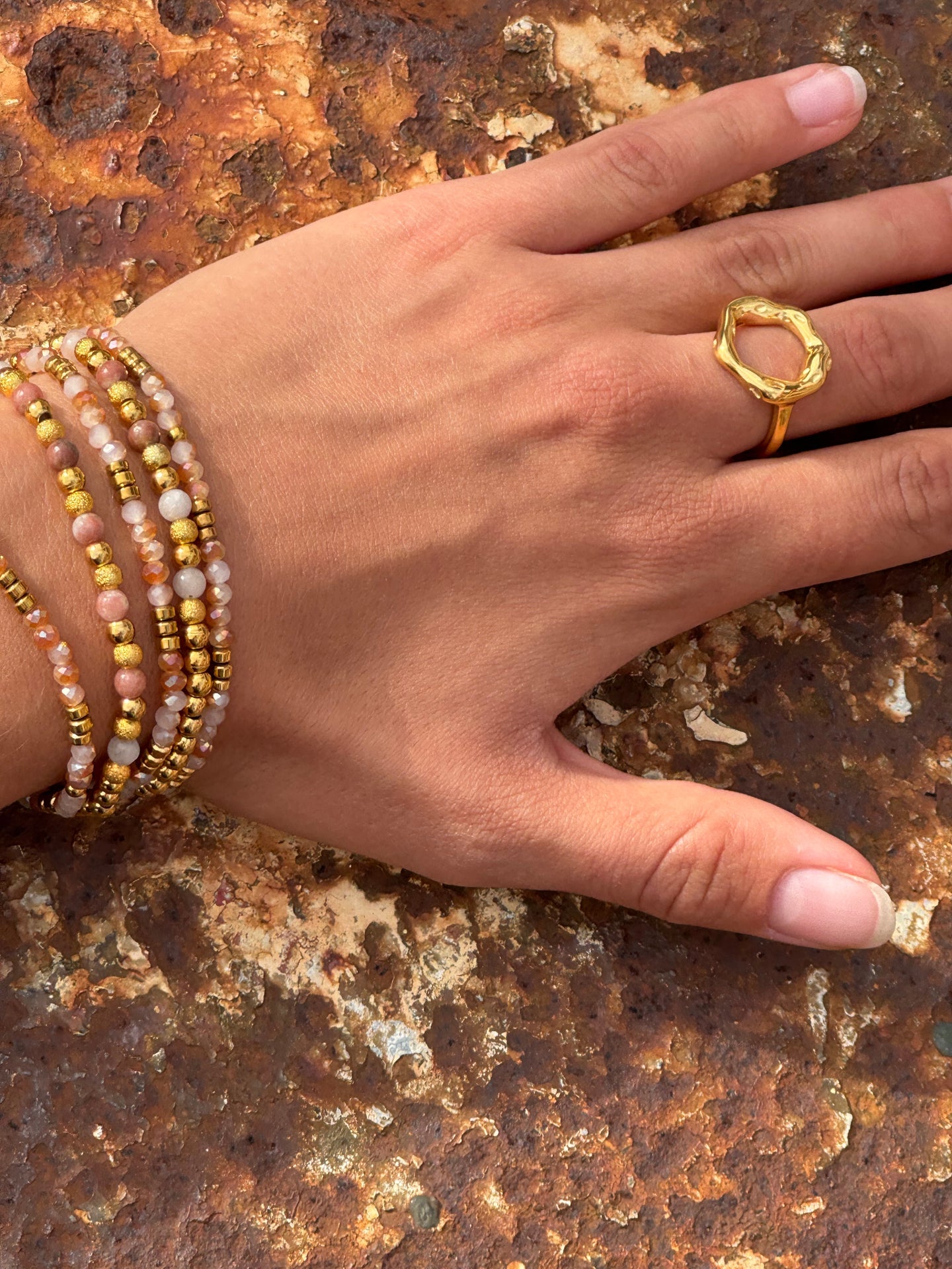 Armbånd Ofelia Natur - Sett med 5 armbånd