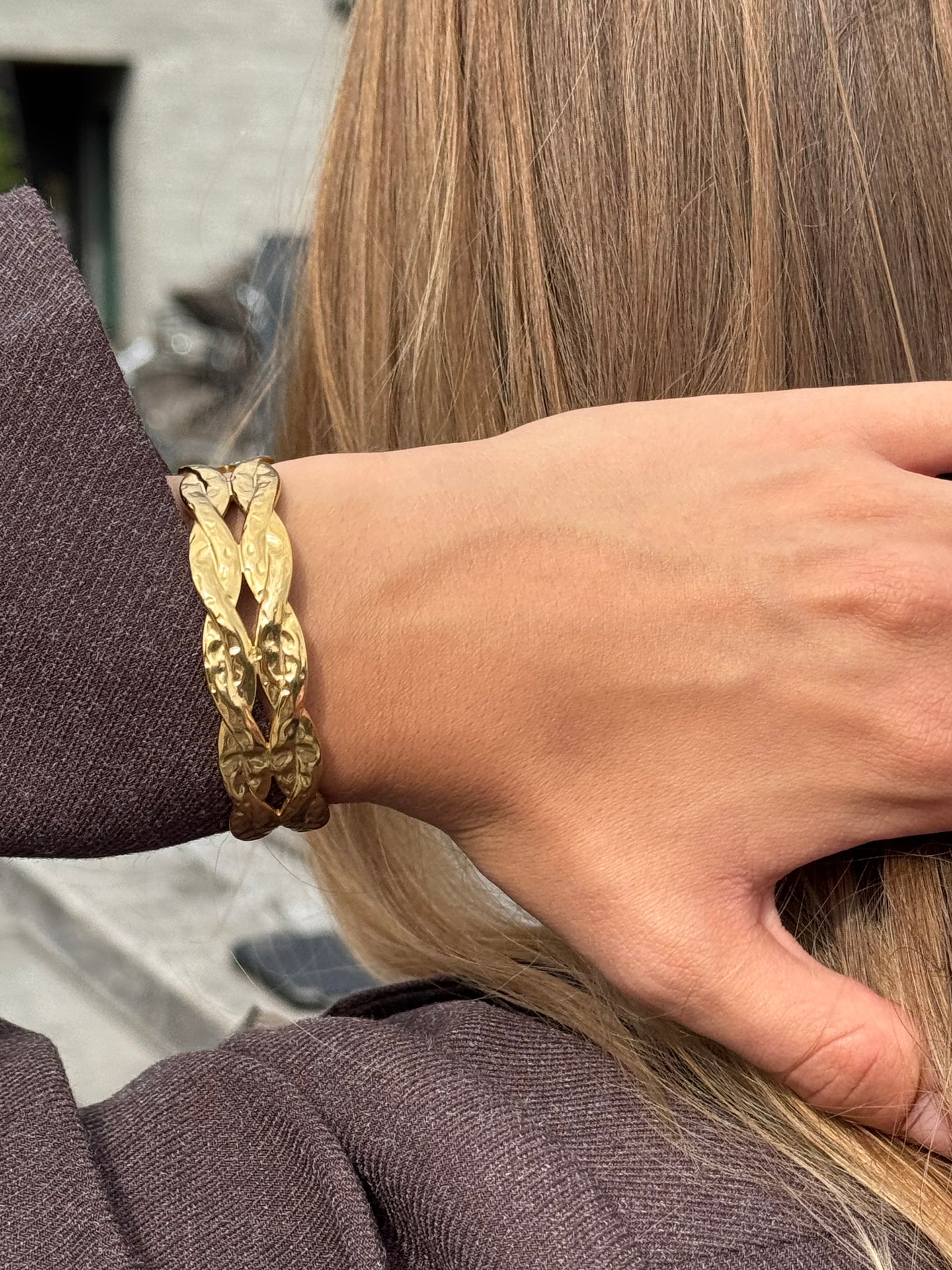 Armbånd Bangle - Malibu forgylt
