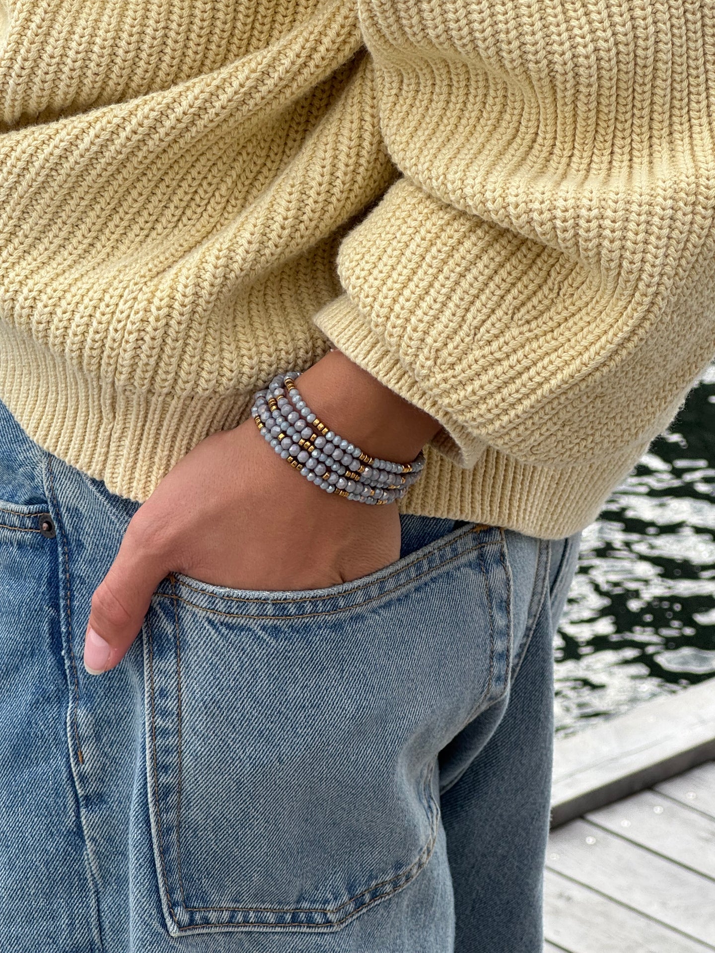 Armbånd Merle Cool Stone - Sett med 5 stk
