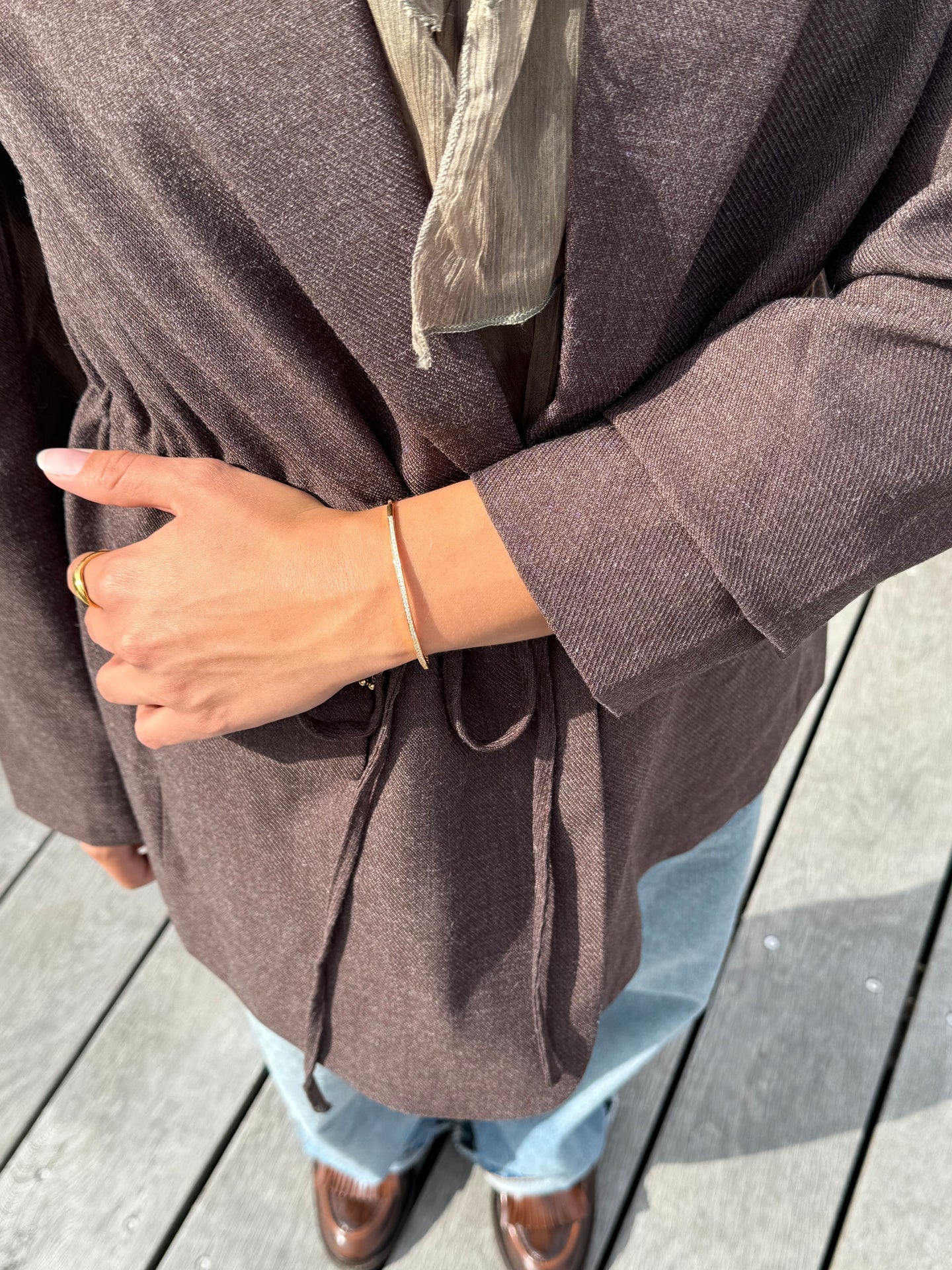 Armbånd Alba forgylt