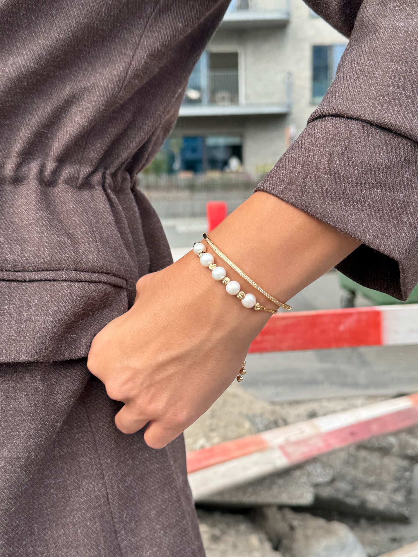 Armbånd Alba forgylt