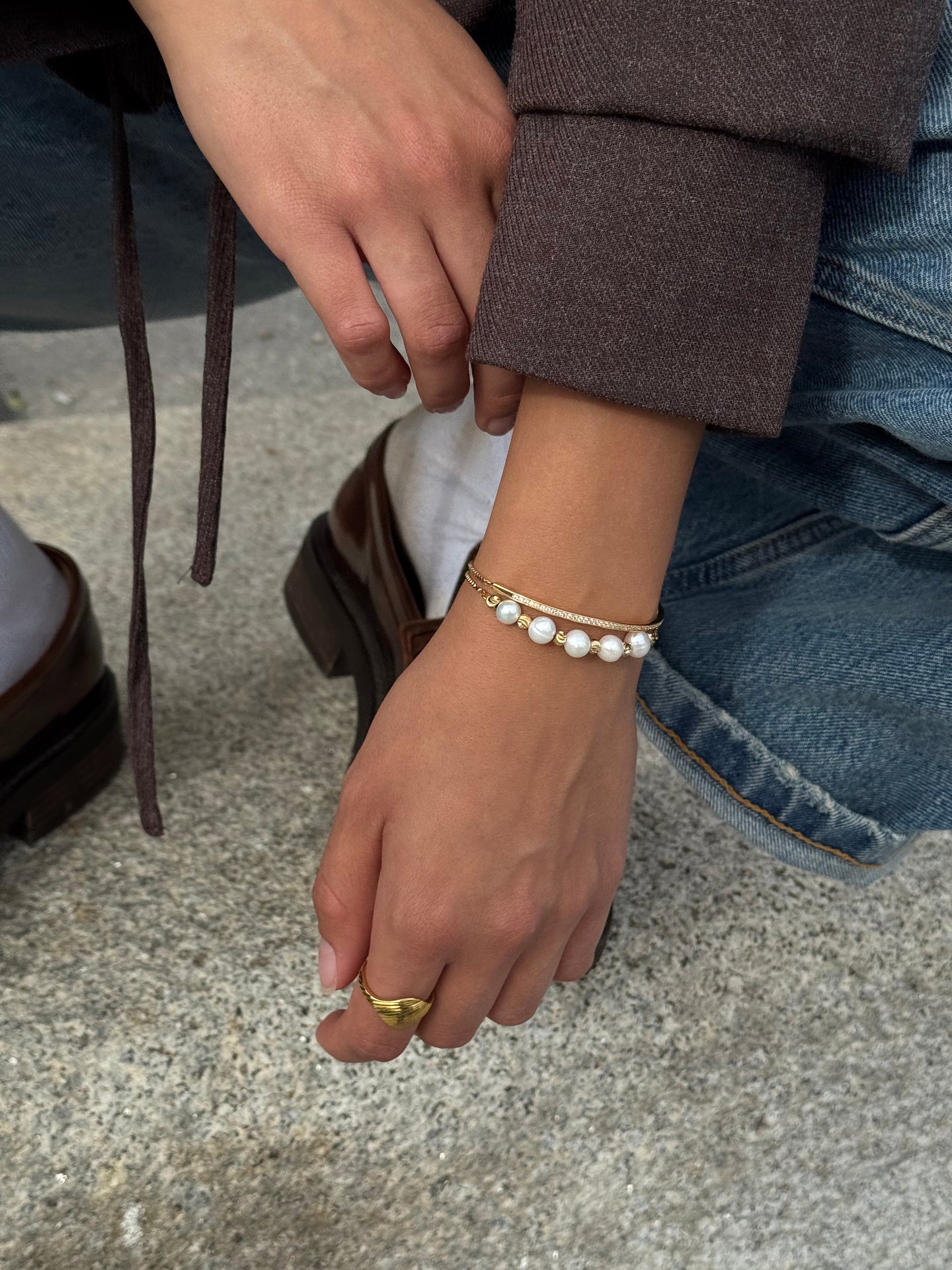 Armbånd Casja forgylt