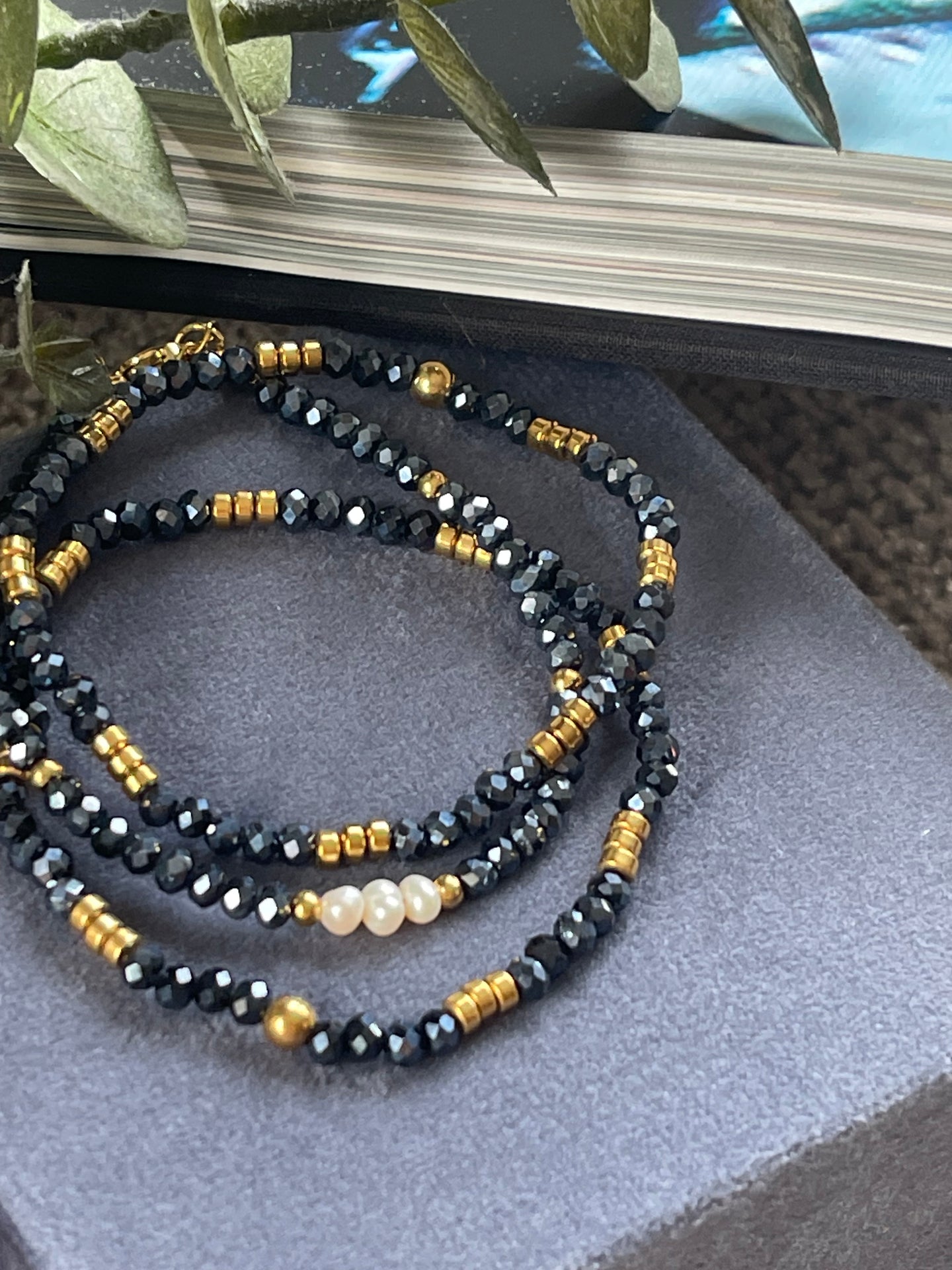 Armbånd Dark Navy LIMITED EDITION - Sett med 3 stk