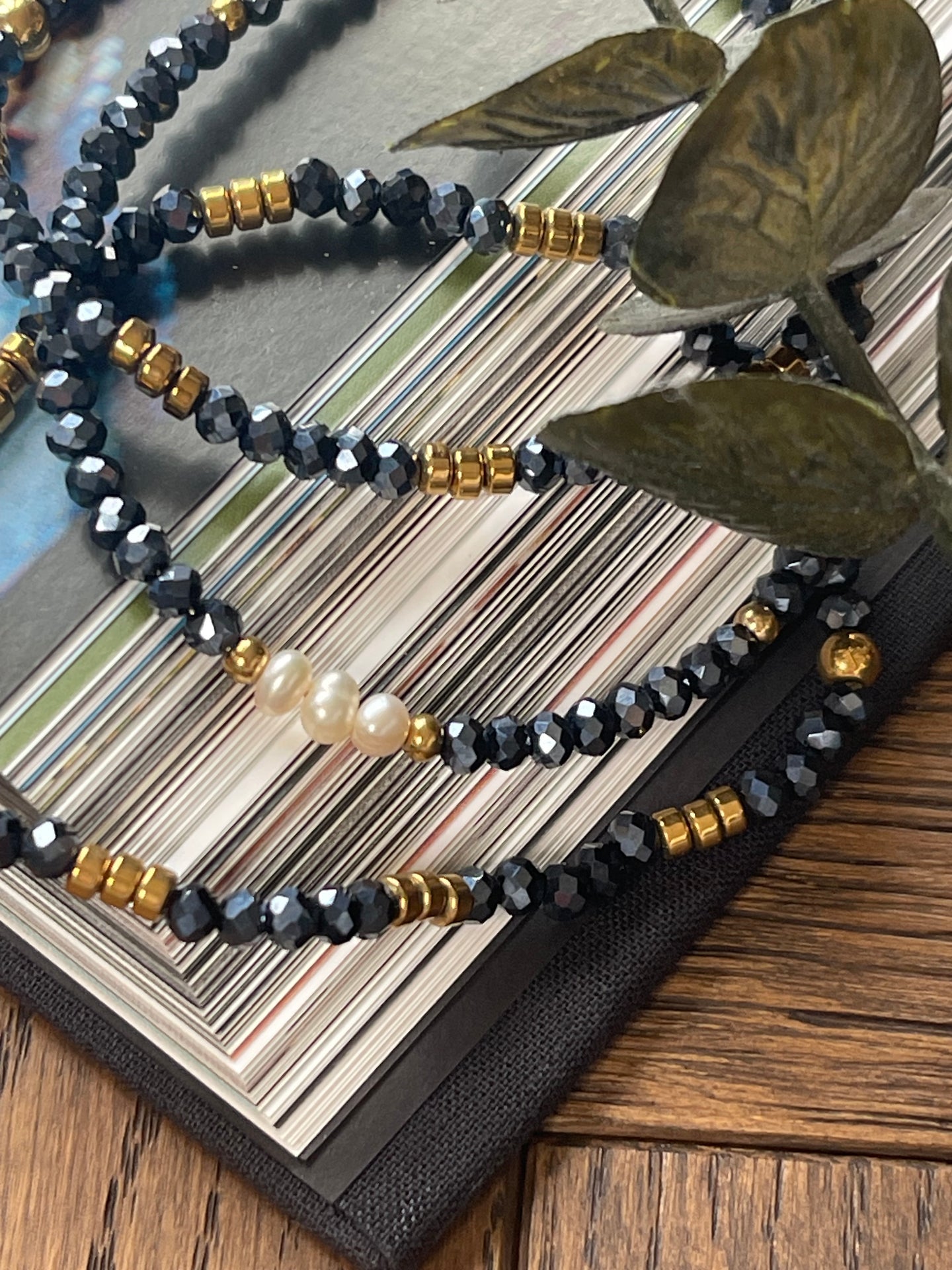 Armbånd Dark Navy LIMITED EDITION - Sett med 3 stk