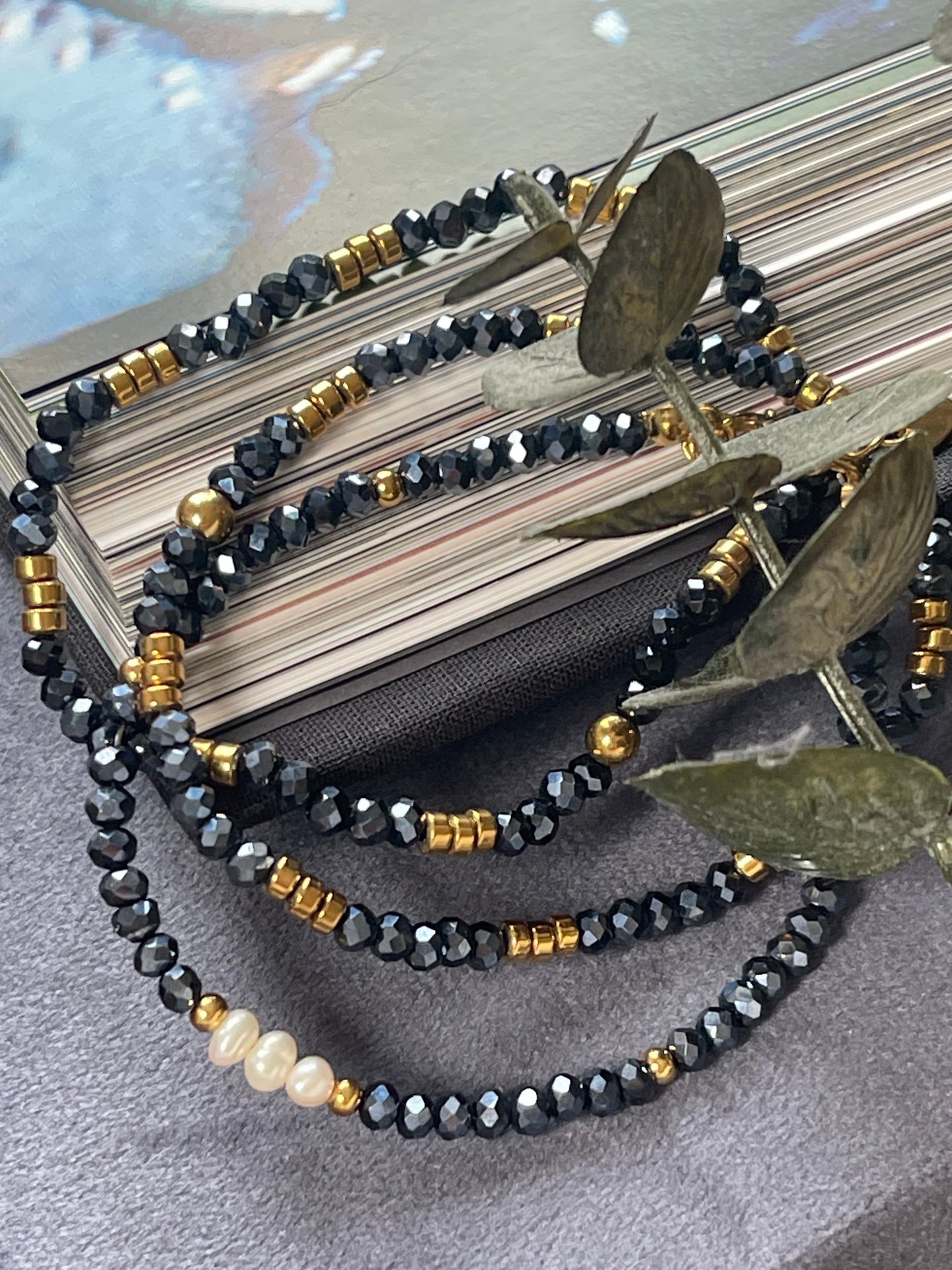 Armbånd Dark Navy LIMITED EDITION - Sett med 3 stk