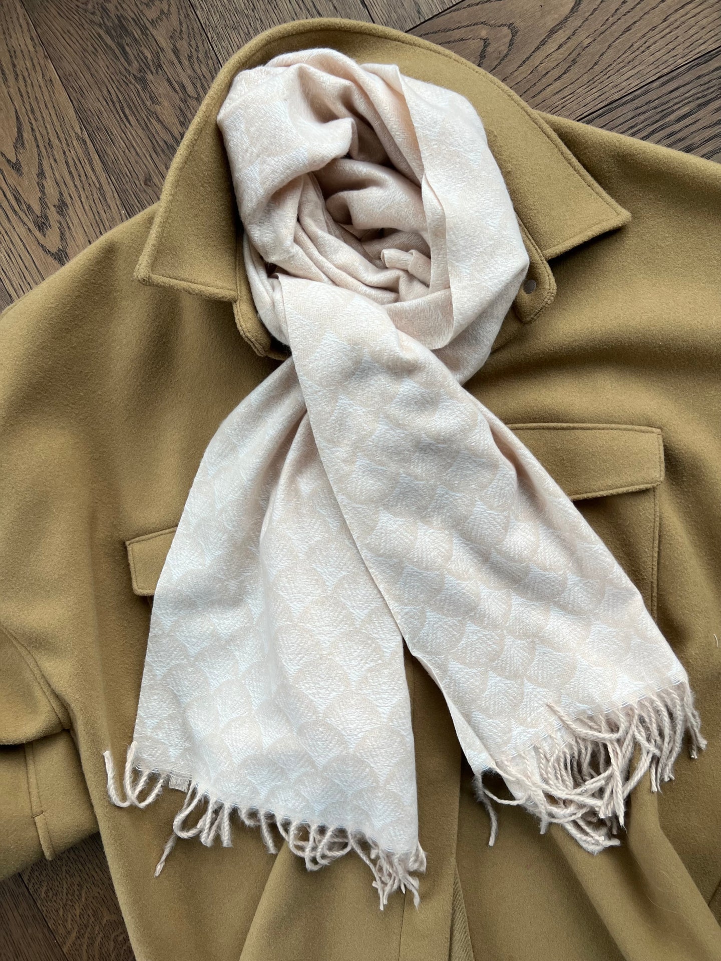 Skjerf Malene - Krem