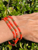 Armbånd Merle Orange - Sett med 3 stk