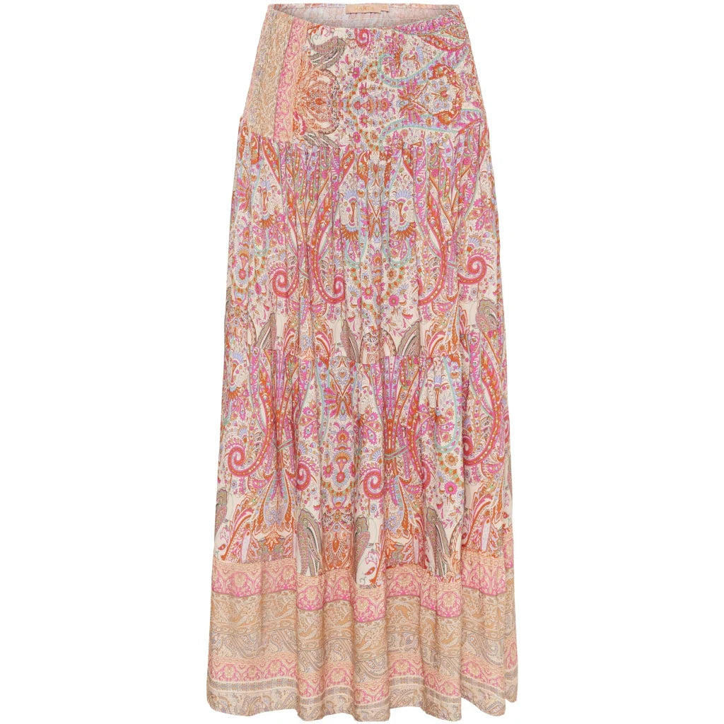 Skjørt Print Beige