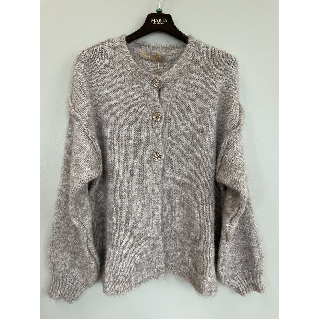 Cardigan Novella - Fango
