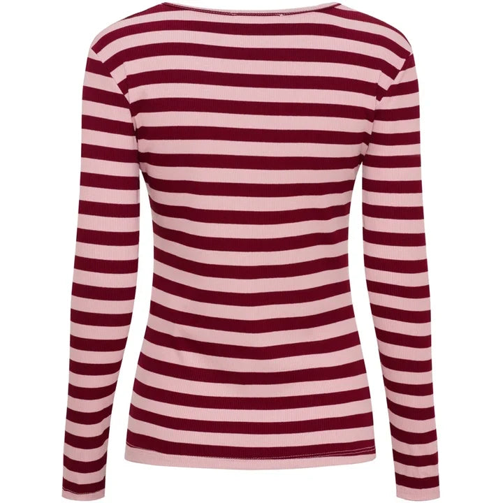 Bluse Begonia - Wino/Rosa Antique