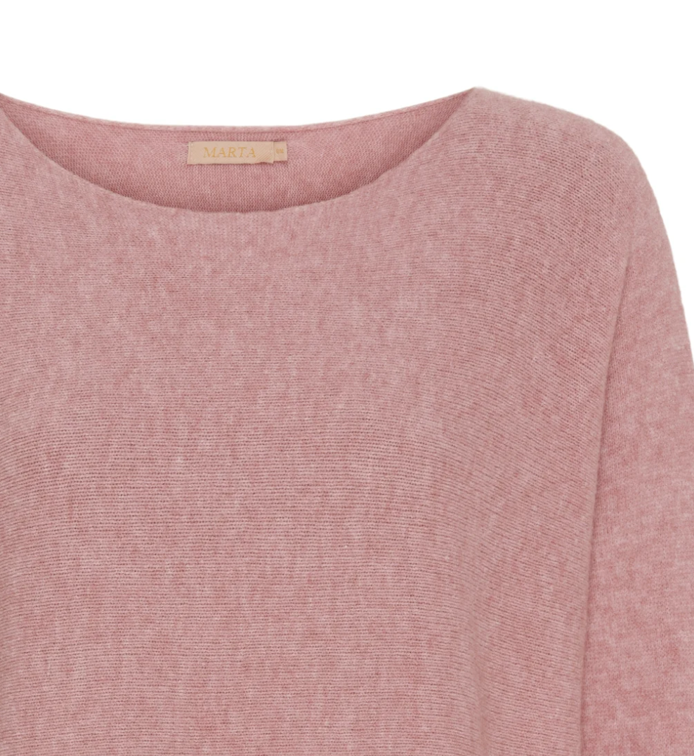 Genser Dagmar super myk kvalitet – Old Rose