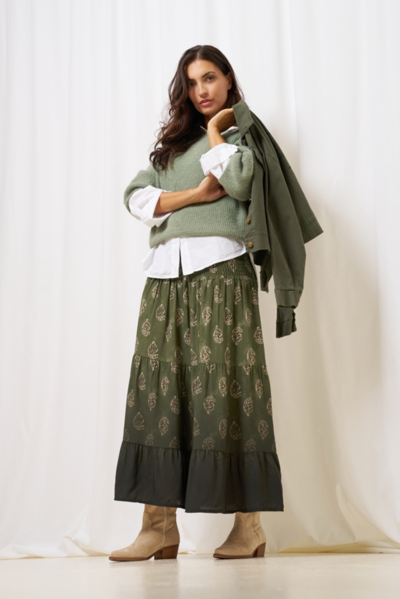 Skjørt med smock - Military Faded