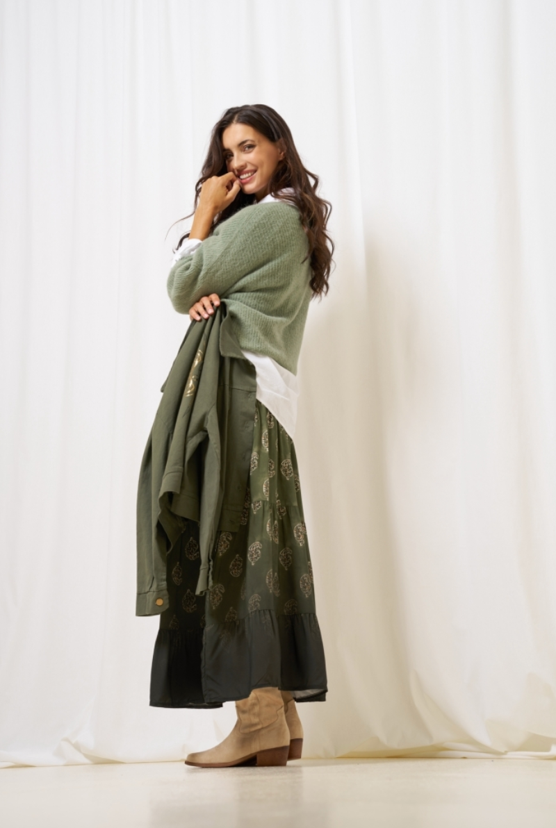 Skjørt med smock - Military Faded