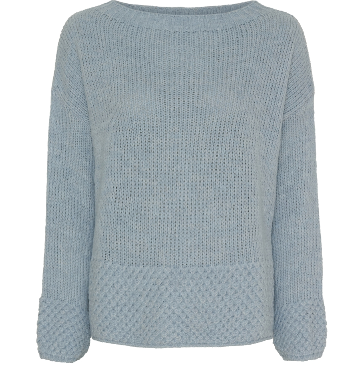 Strikk Celeste blue